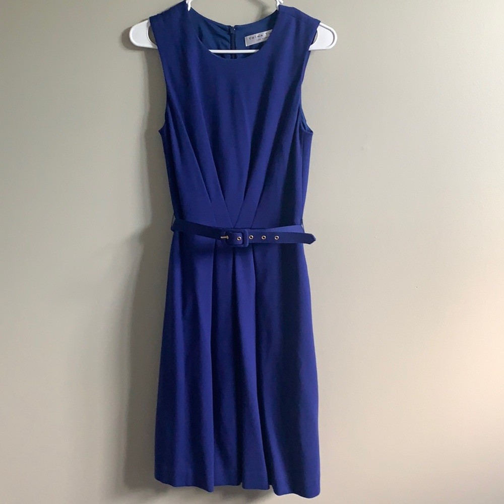 Trina Turk Ponte Belted Dress, Sz 2
